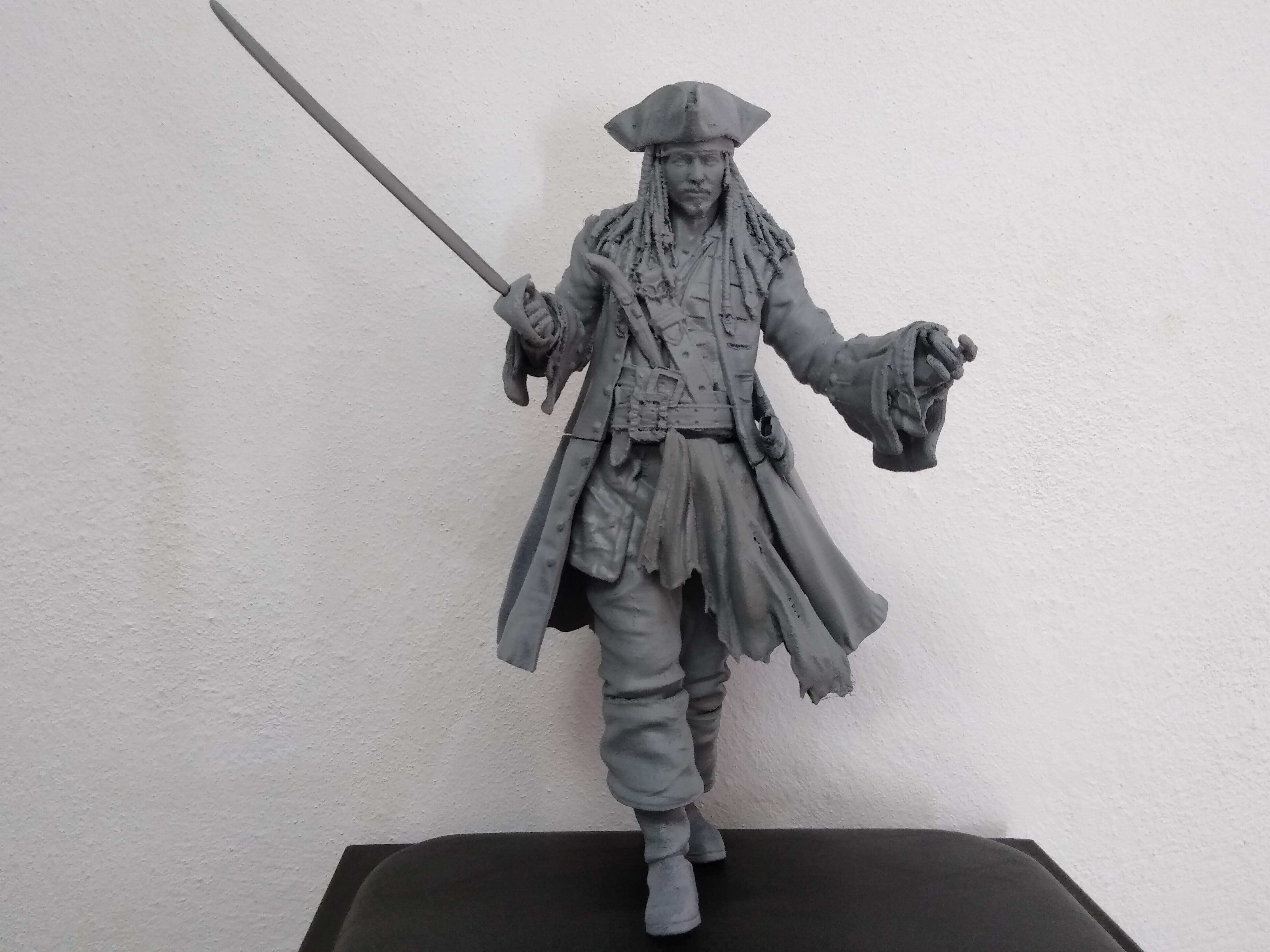 Jack Sparrow - Piratas do Caribe - 26 cm altura